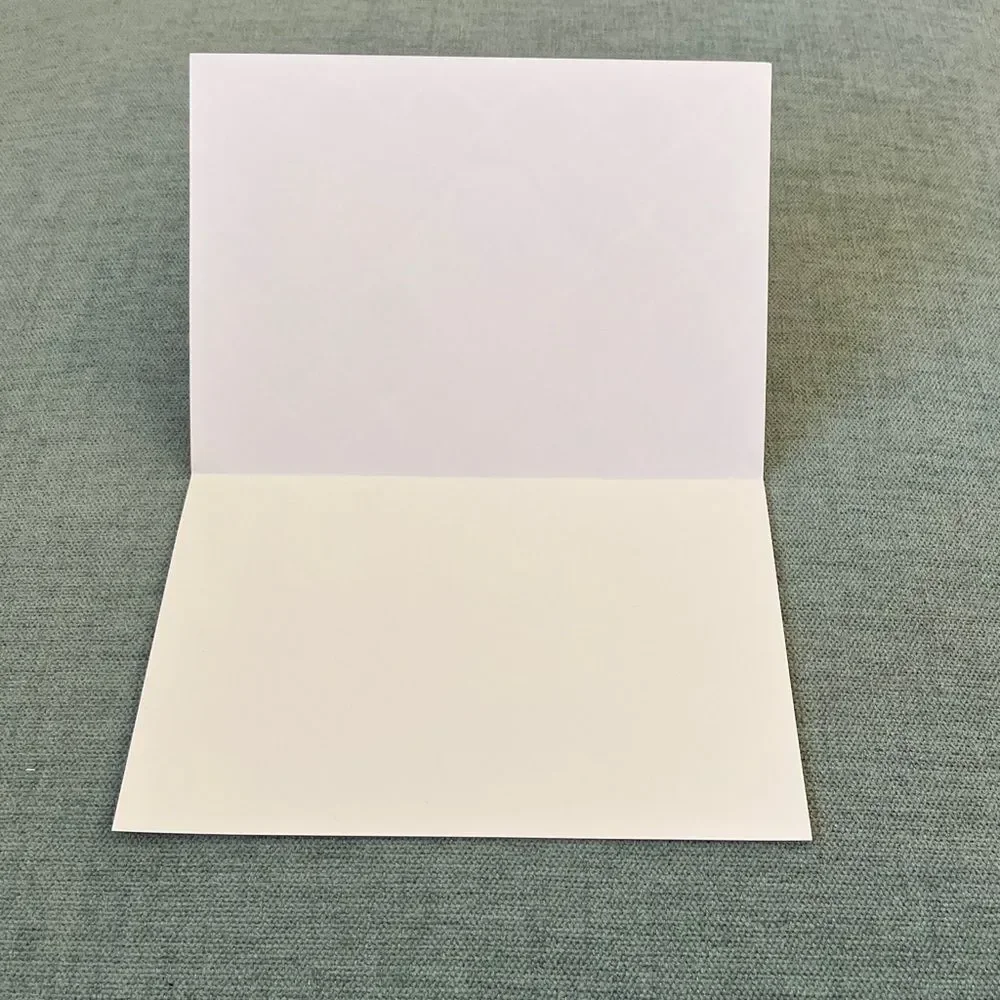 Colonial Williamsburg Blank Card, Letter M